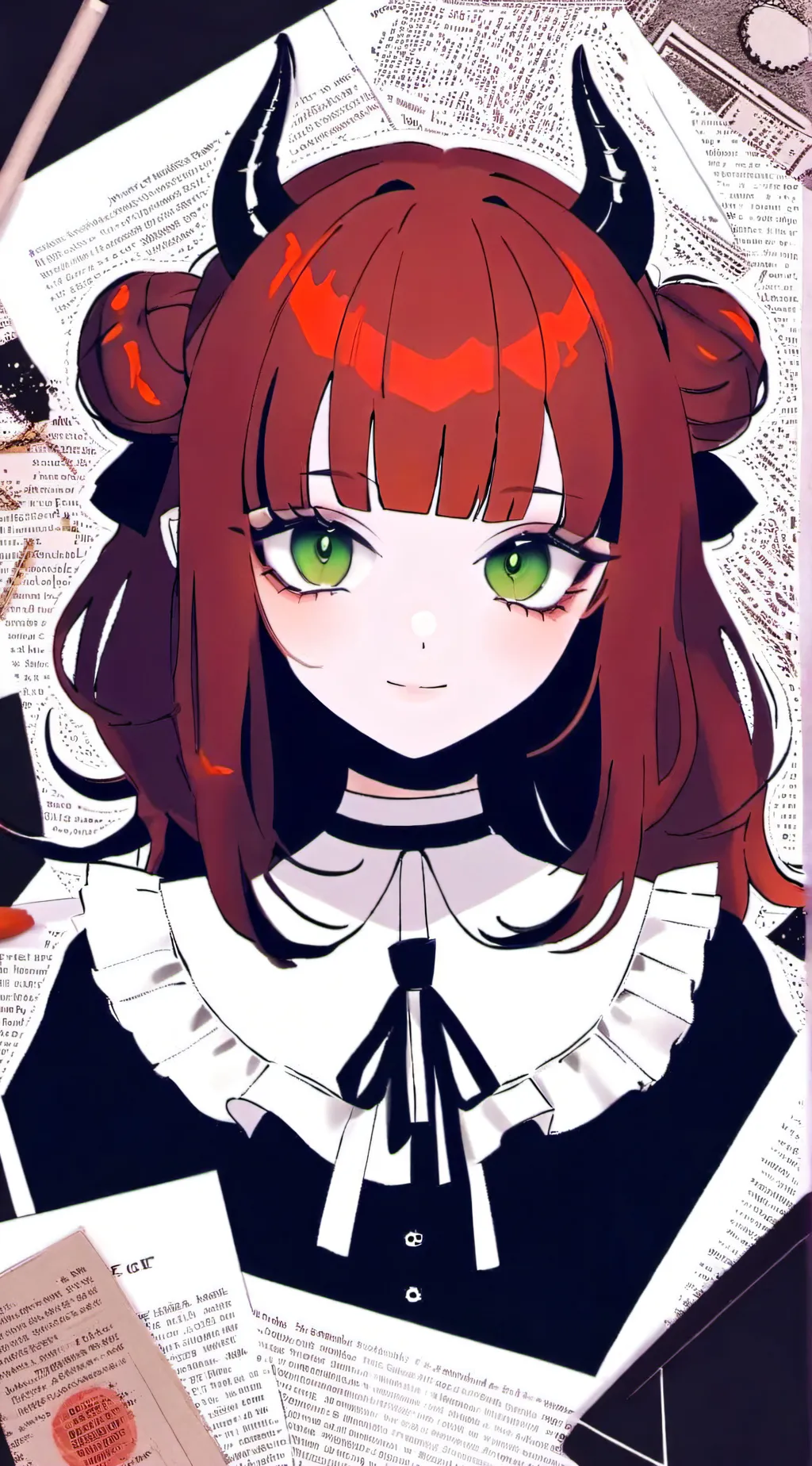 ai character: trace background