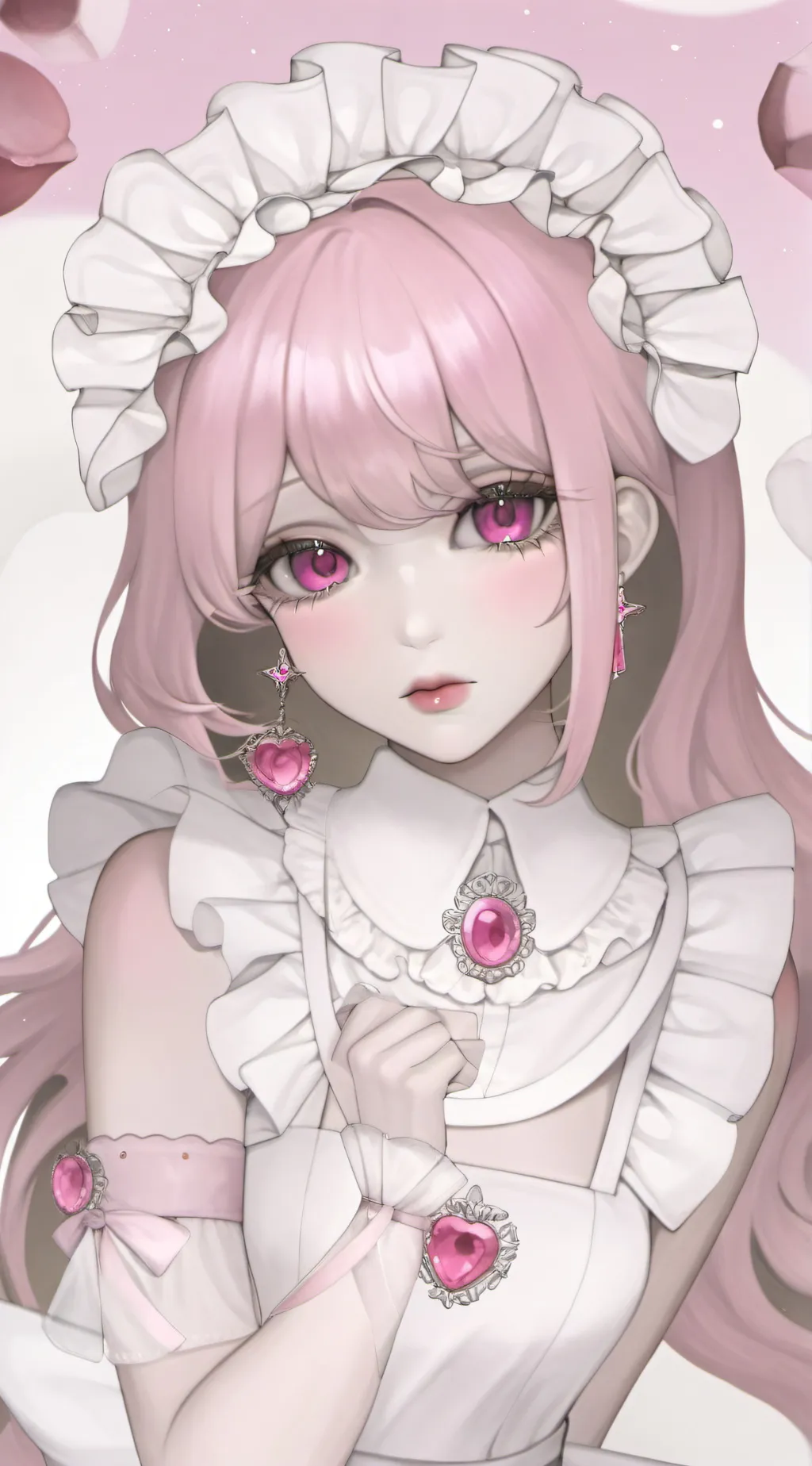 ai character: Quartz background