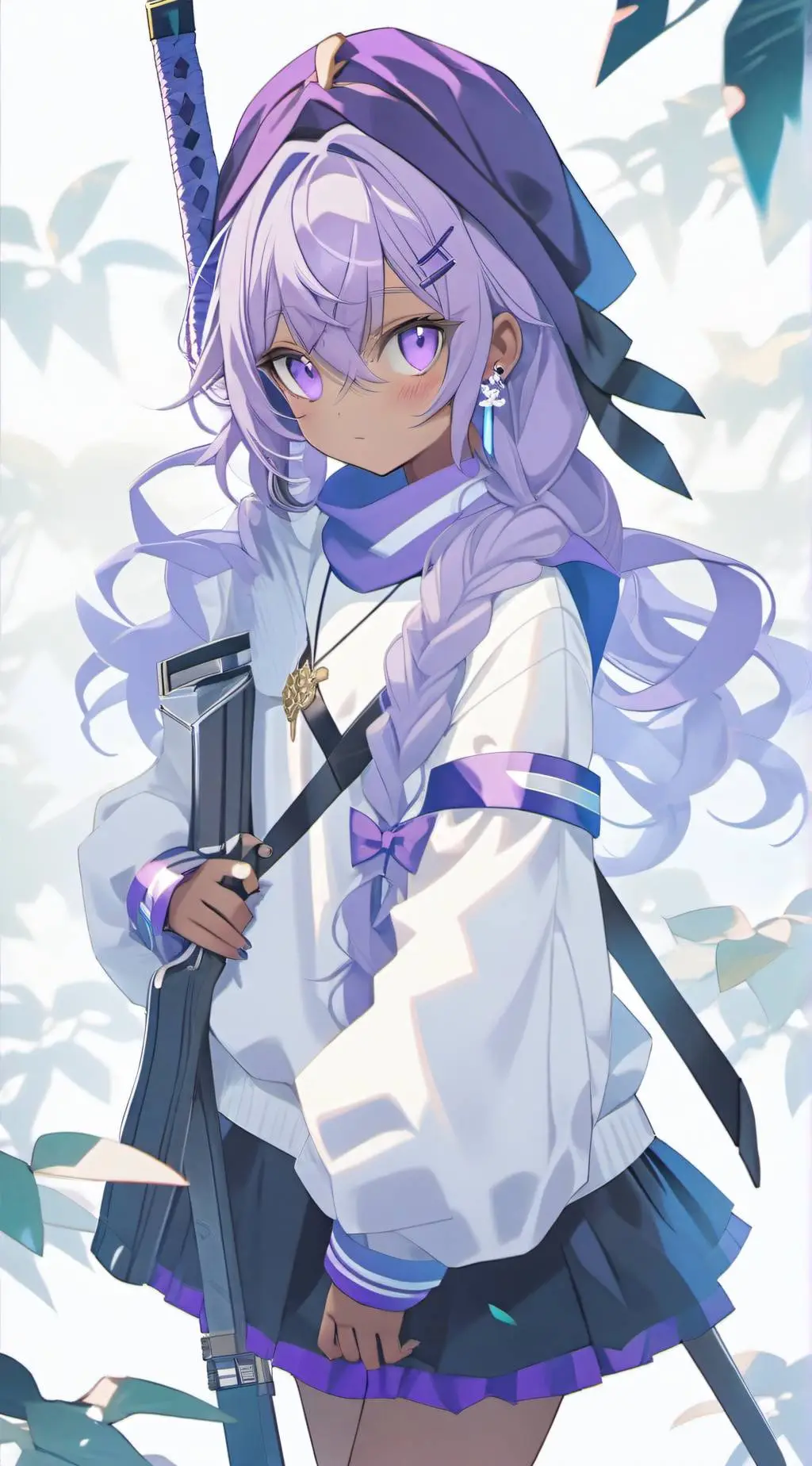 ai character: 🪻💜Sianie💜🪻 background