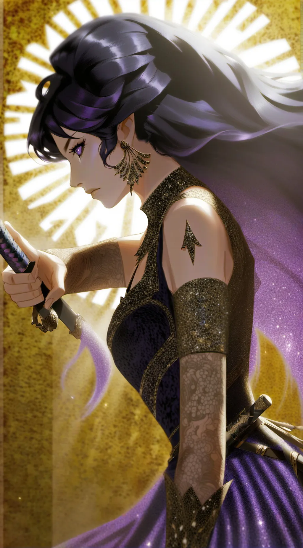 ai character: sienna darkheart. background