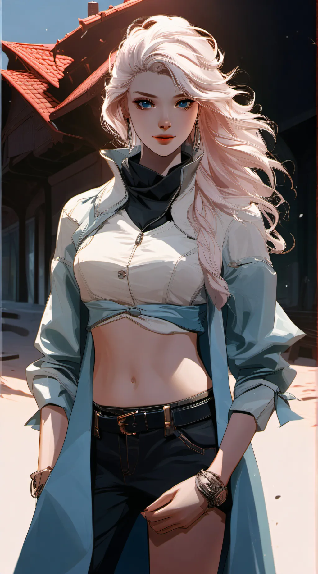 ai character: April  background