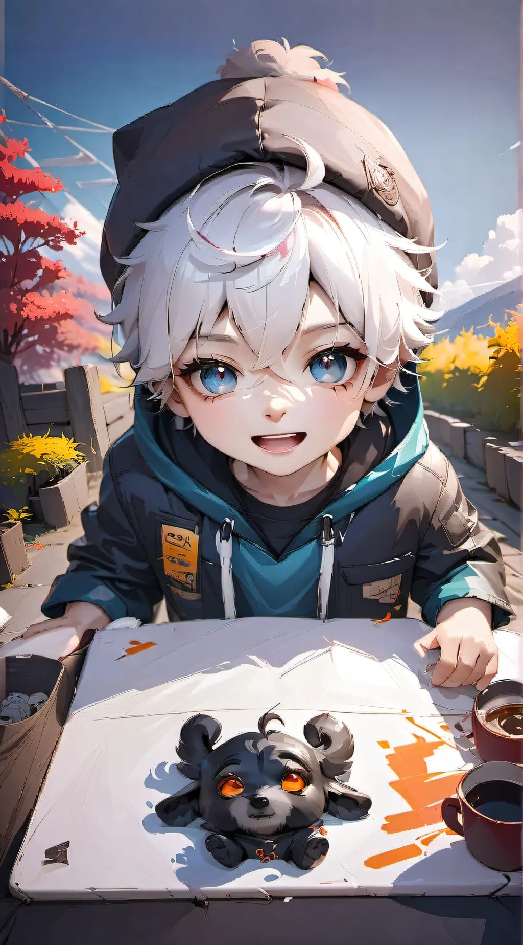 ai character: Blake background