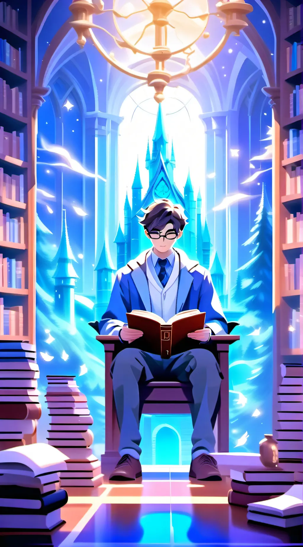 ai character: high school  background