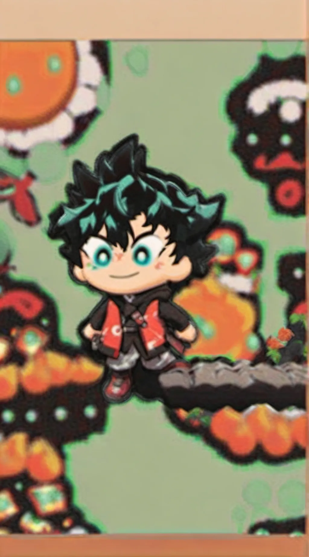 ai character: Mha villan background