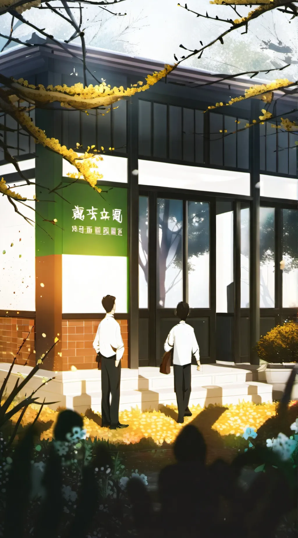 ai character: mha happy serum  background