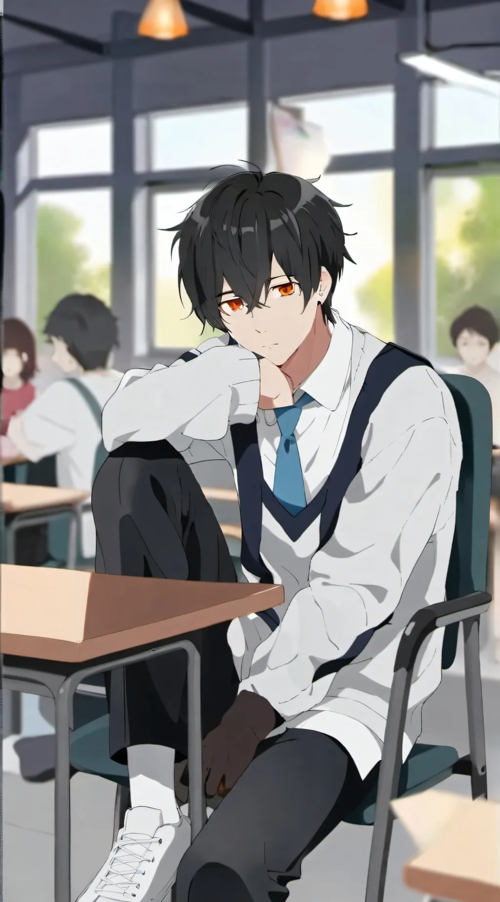 ai character: Jayden  background