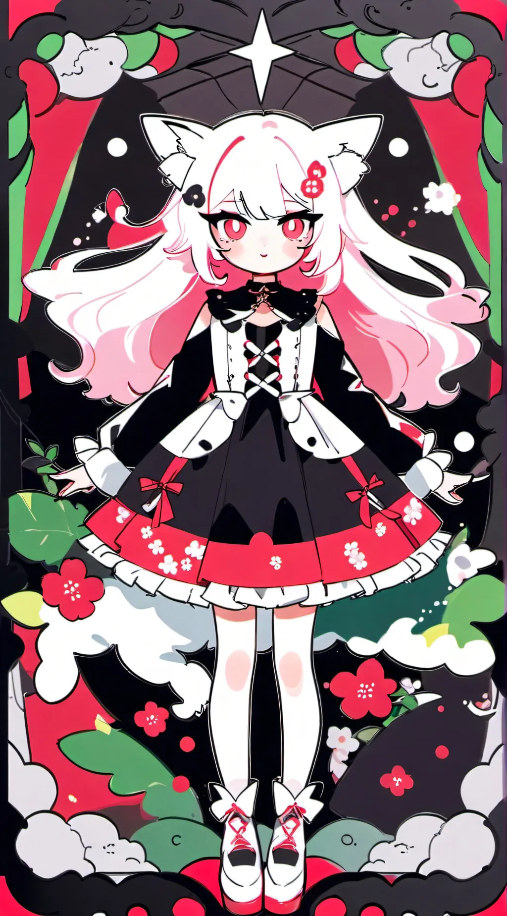 Talkie AI - Chat with kitty/flower demon