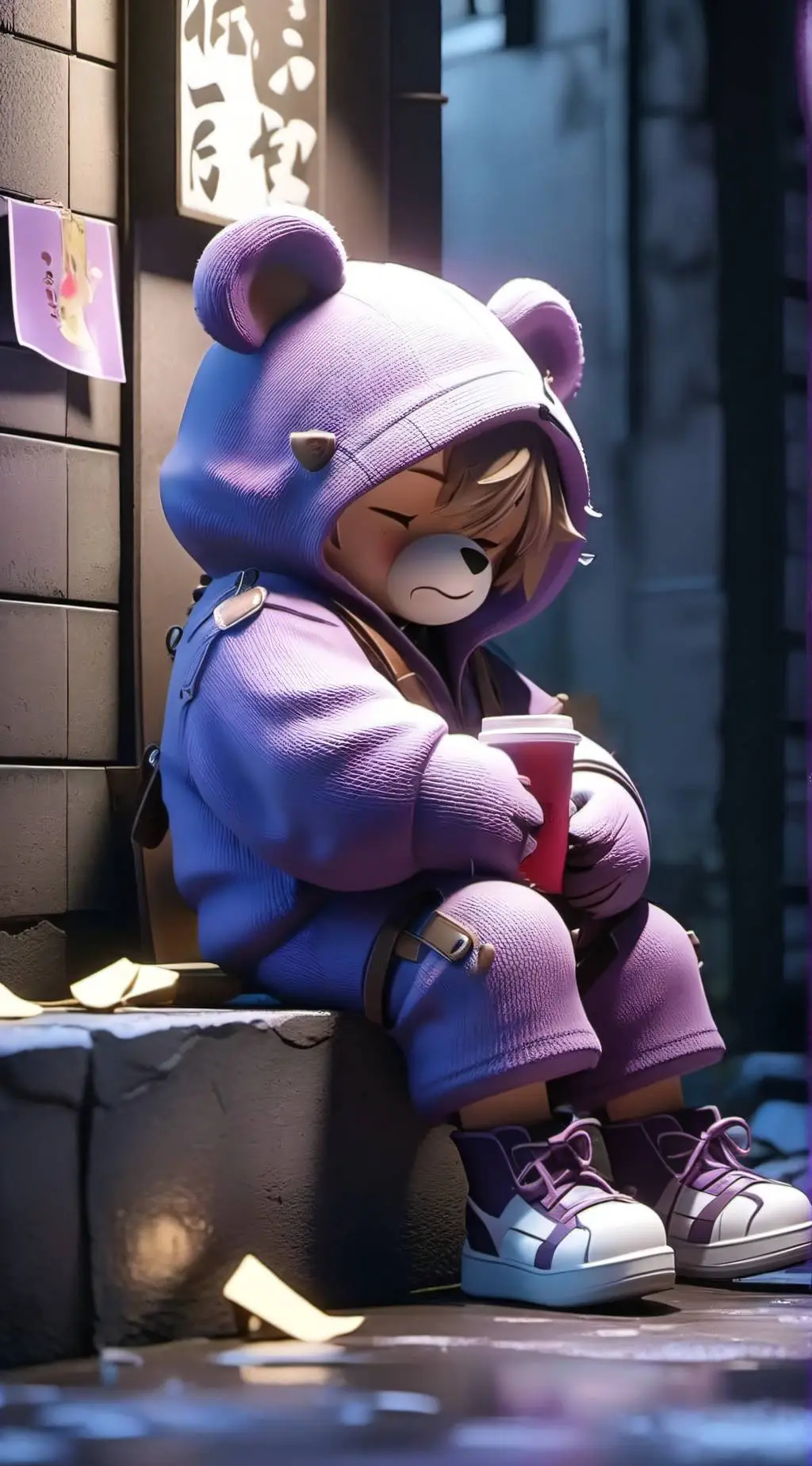 ai character: cuddles  background