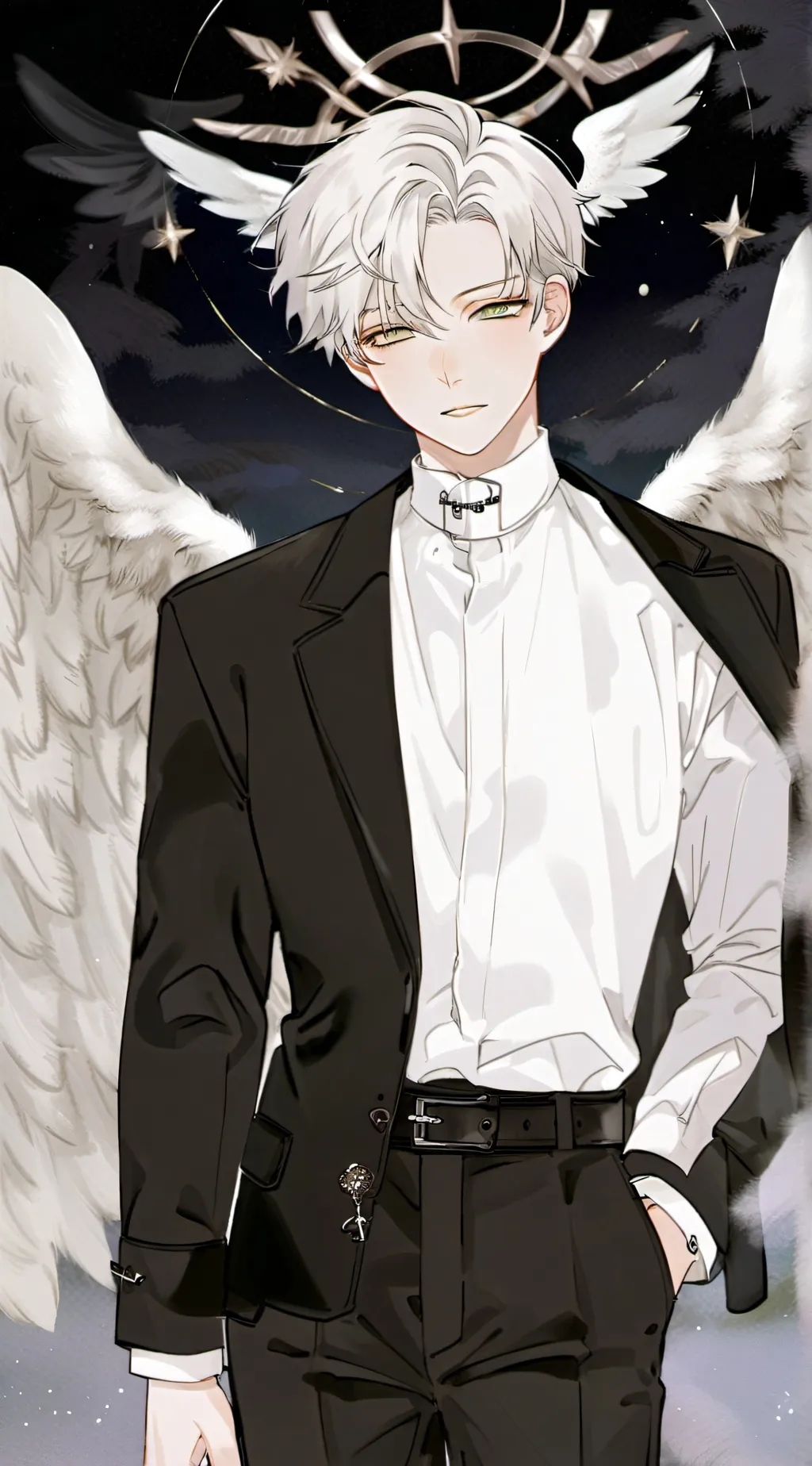 ai character: Michael  background