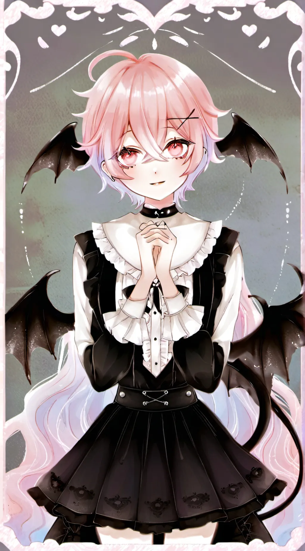 ai character: 🖤🩶✨Oliver✨🩶🖤 background