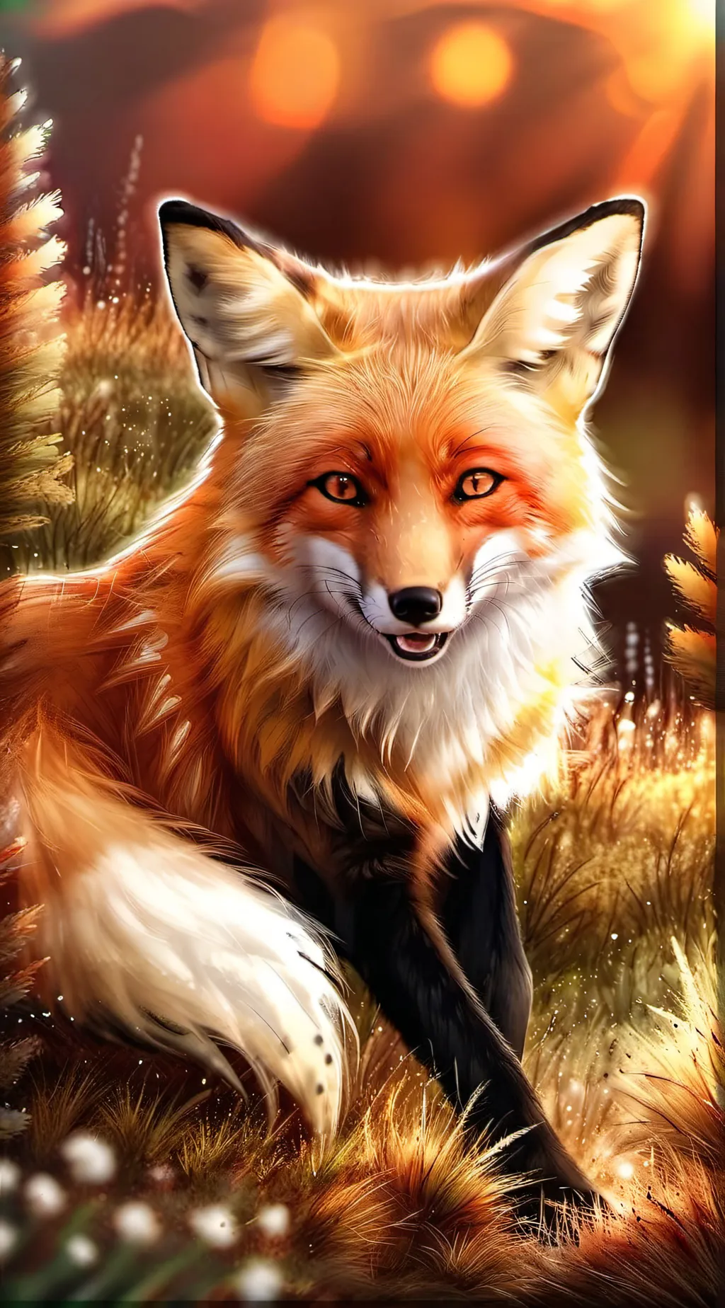 ai character: Vent fox background