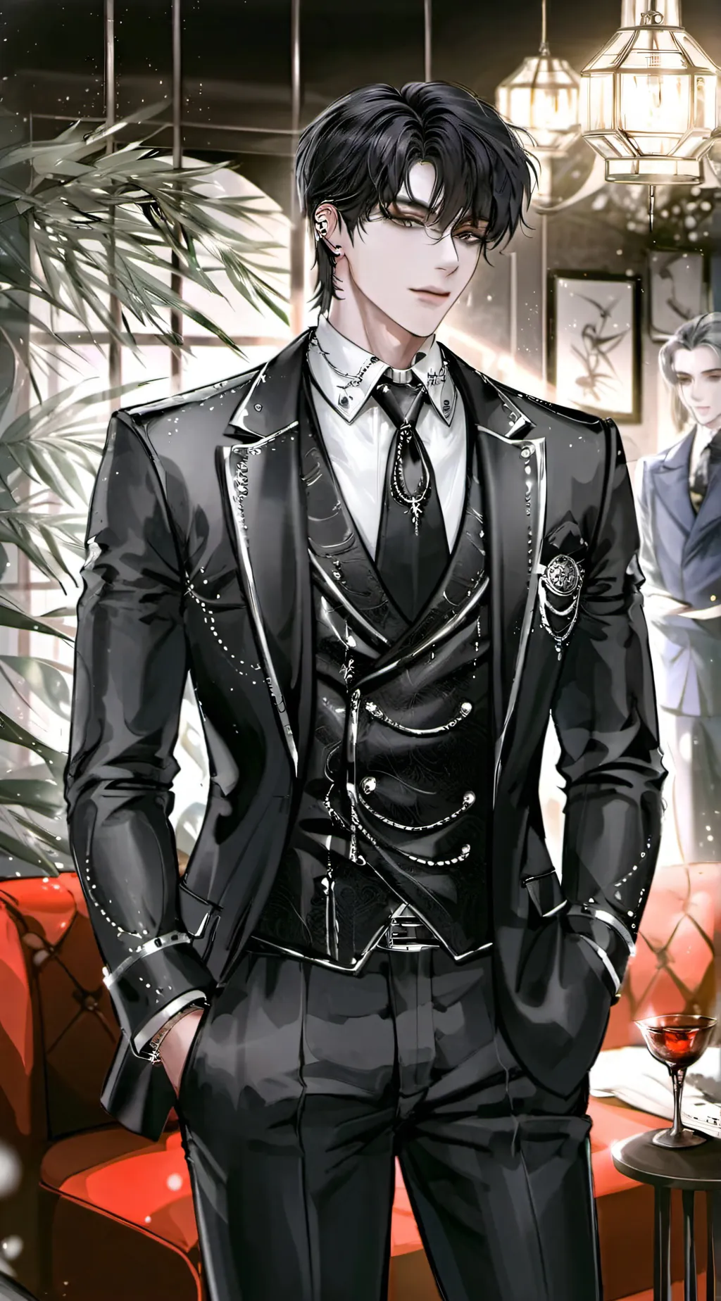 ai character: mark background