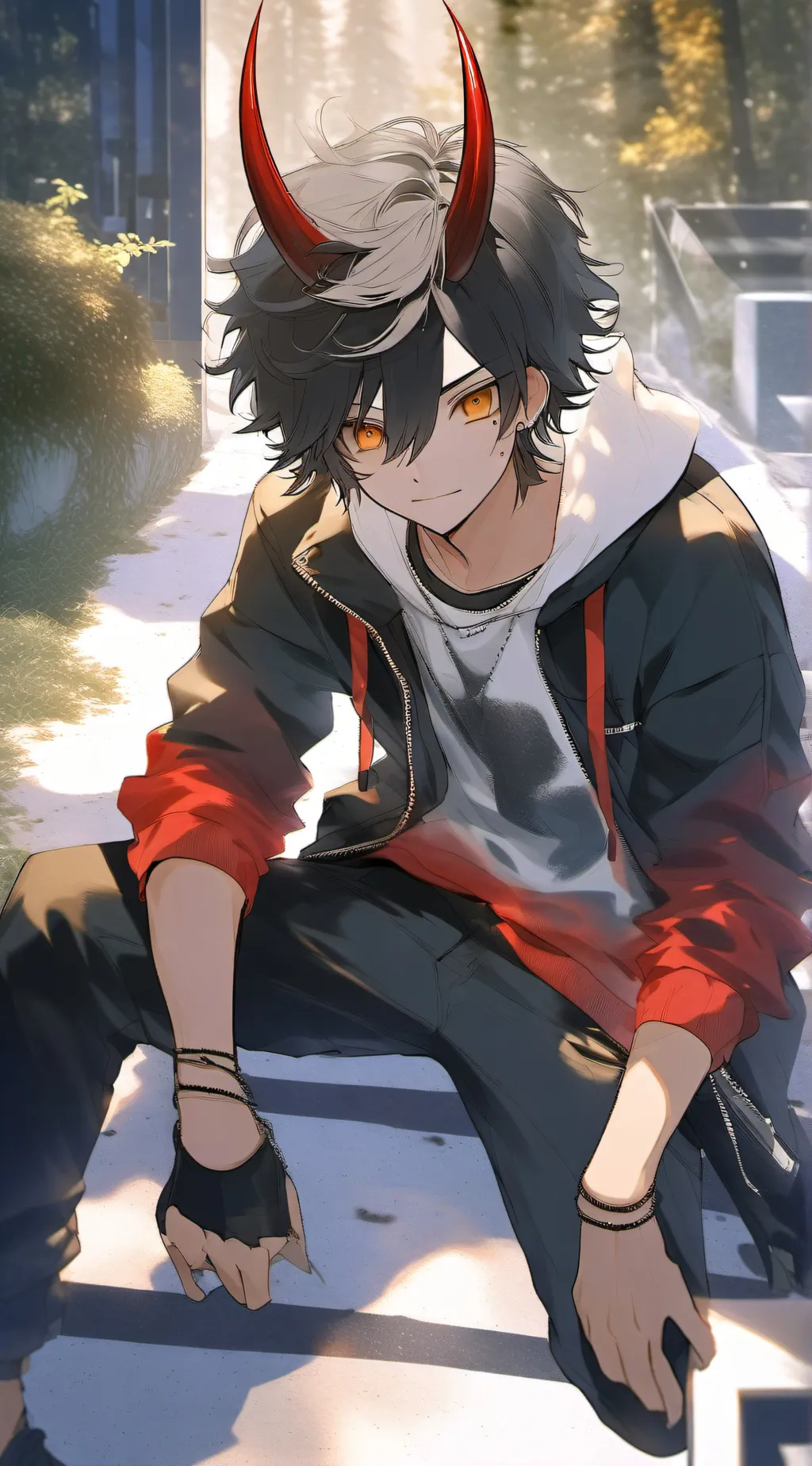 ai character: Creepypasta  background