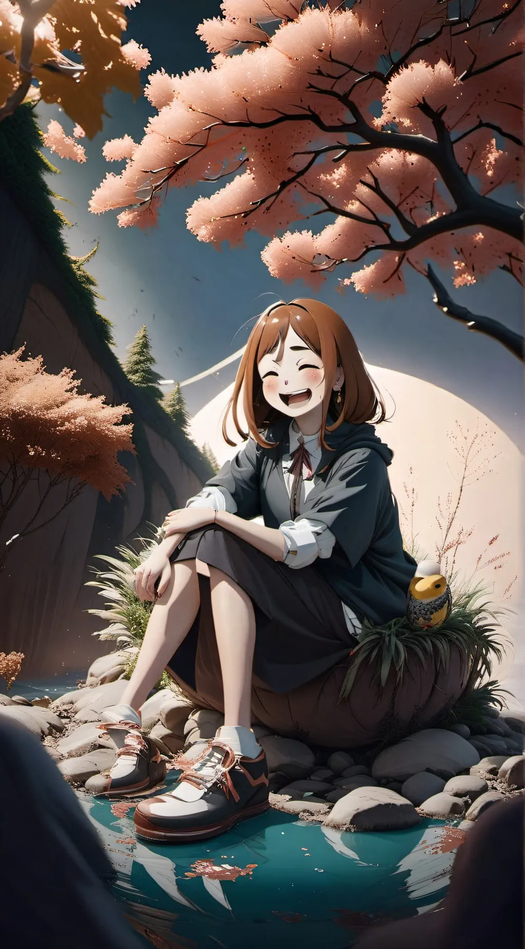 ai character: mha background