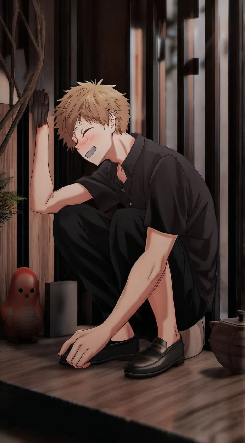 ai character: Bakugo background