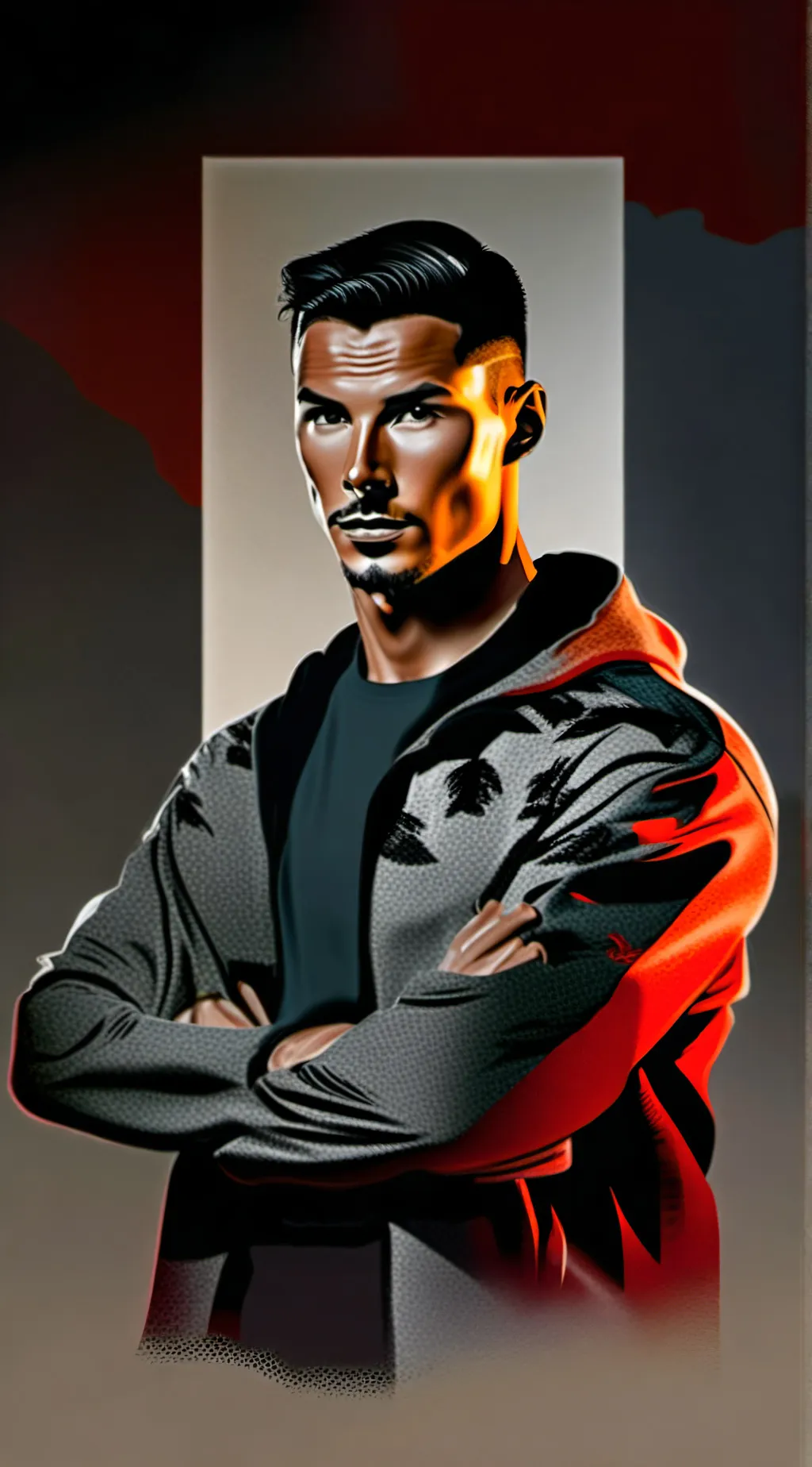 ai character: Evil guy 😈😈 background