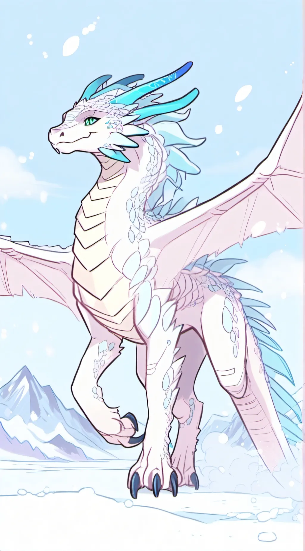 ai character: Crystal background