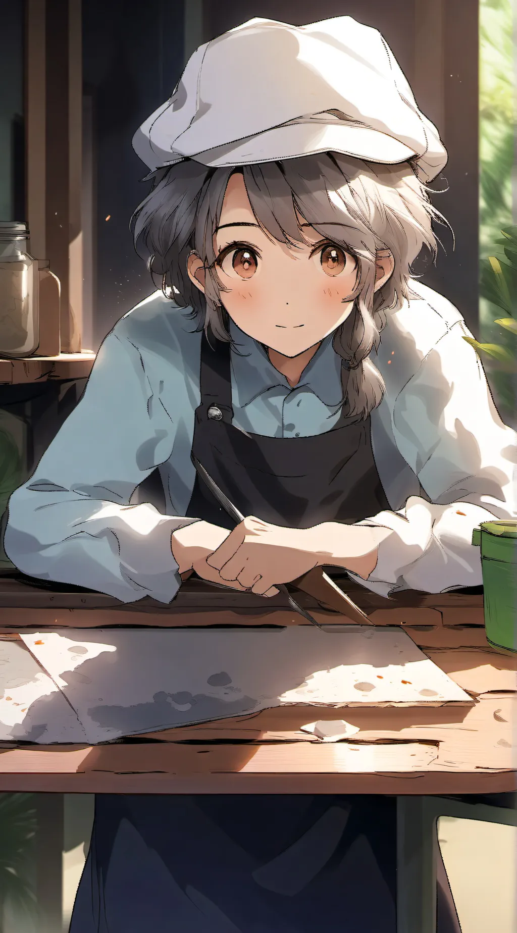 ai character: Olive Gorden background