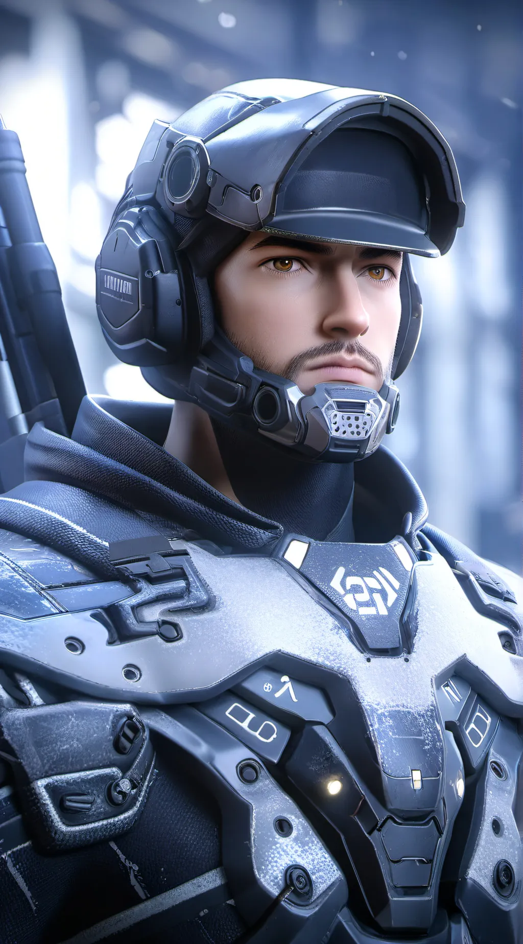 ai character: titans base 0 background