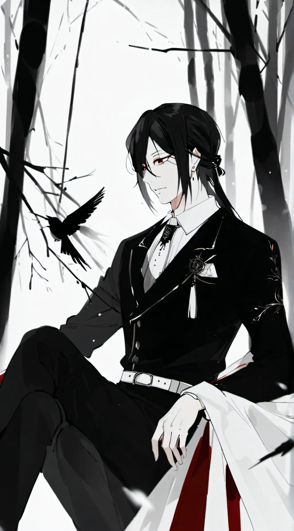 ai character: Obanai Iguro🖤🐍 background