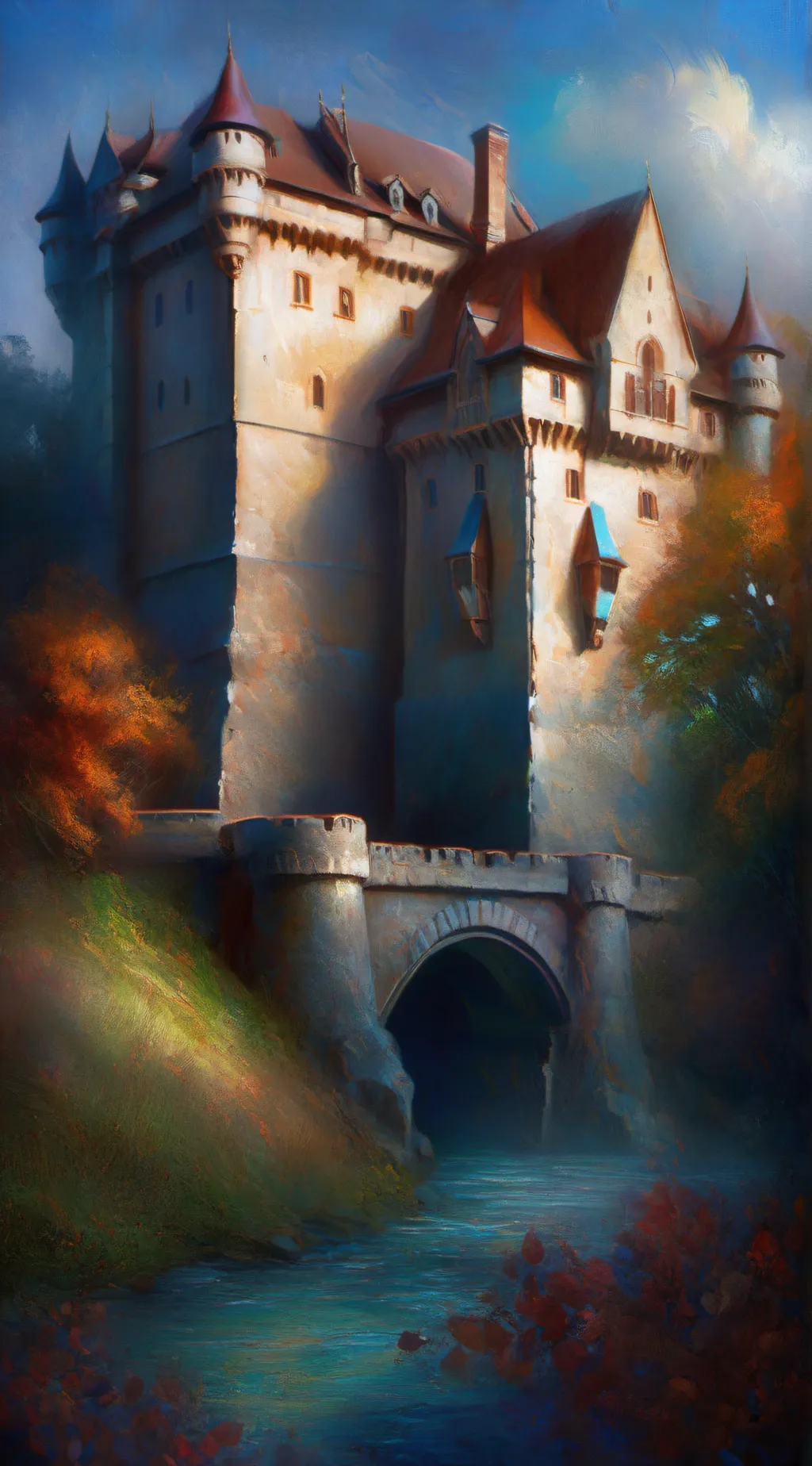 ai character: Hogwarts  background