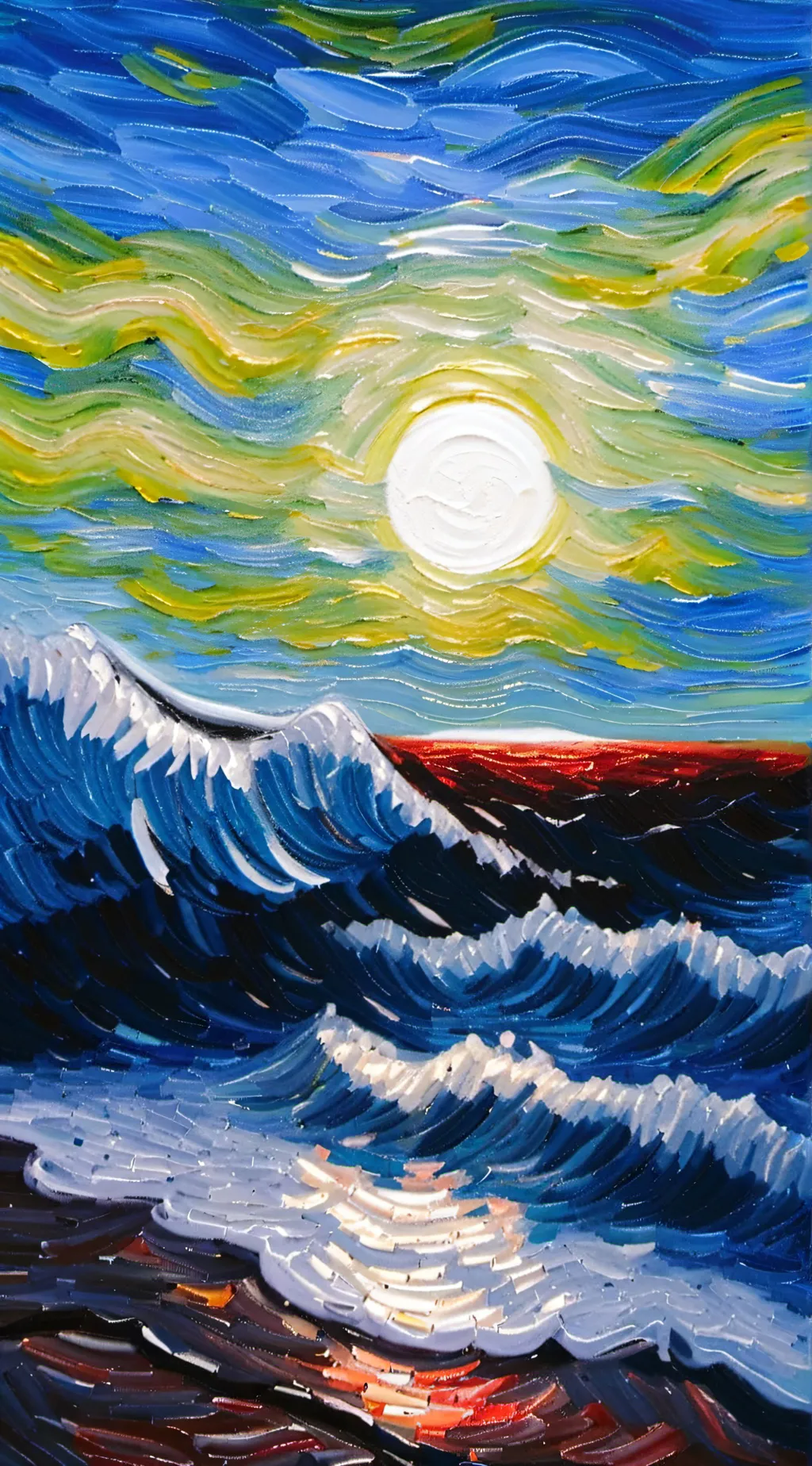 ai character: Bluey background