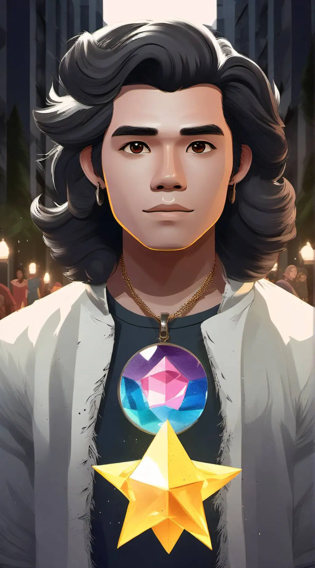 ai character: steven universe background