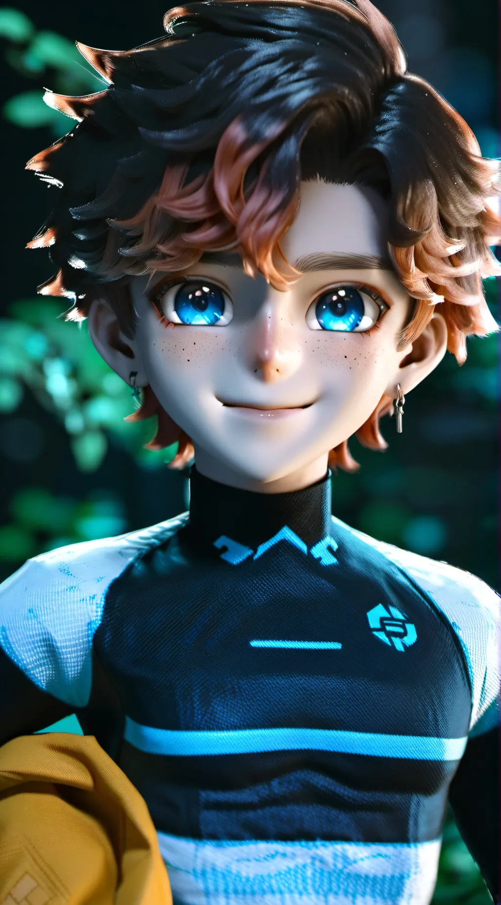 ai character: aaron background