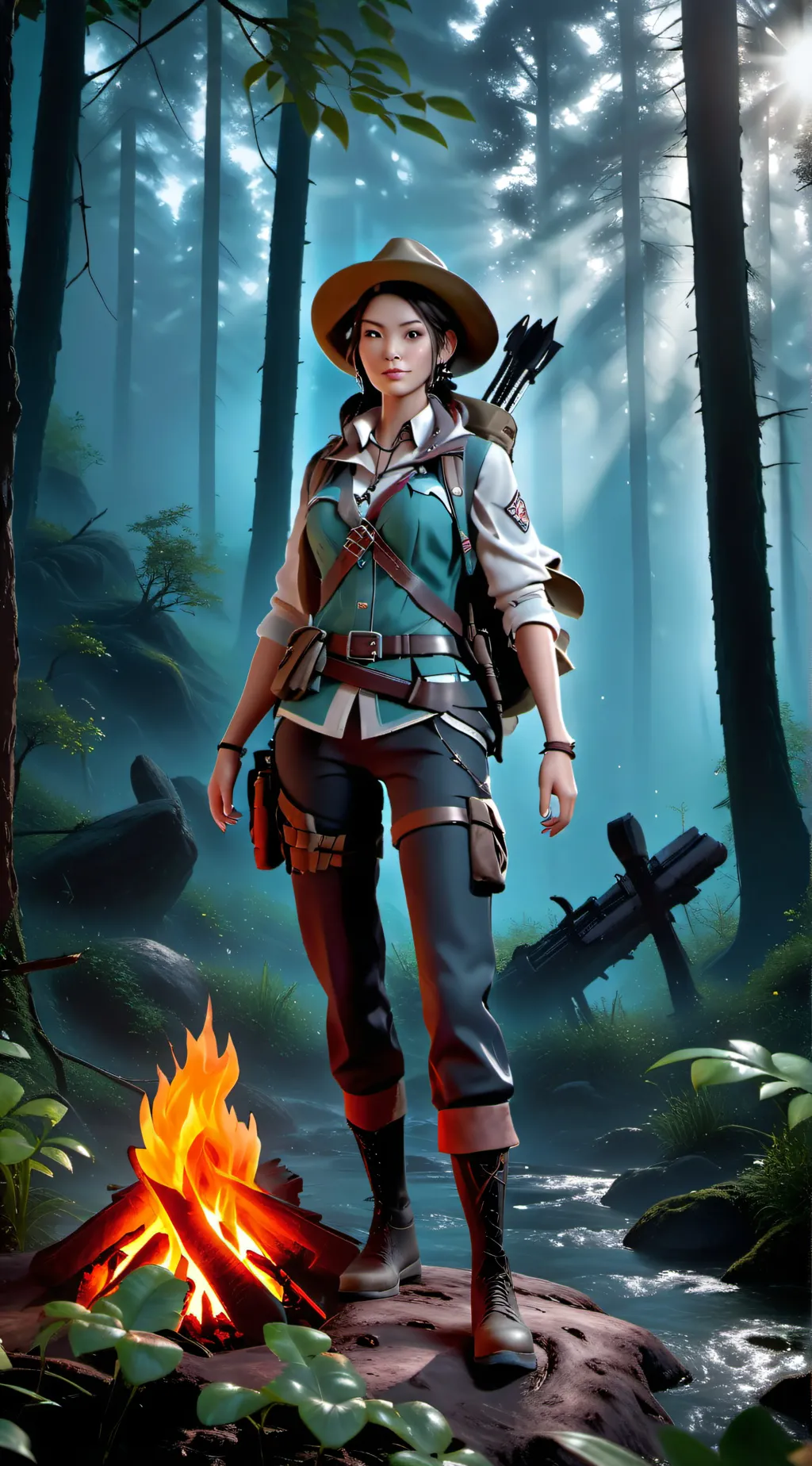 ai character: Ruby background