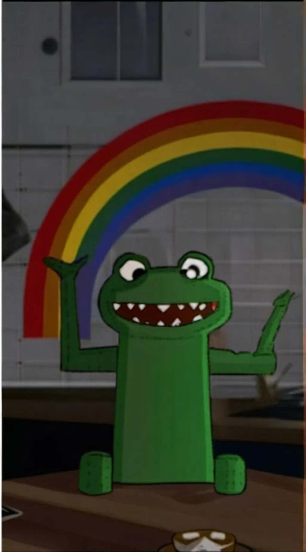 ai character: green background