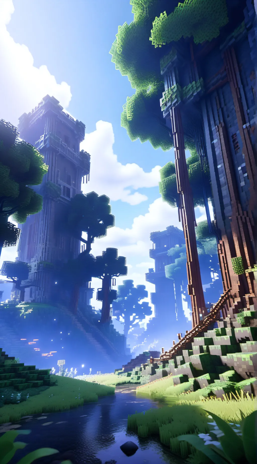 ai character: Minecraft  background