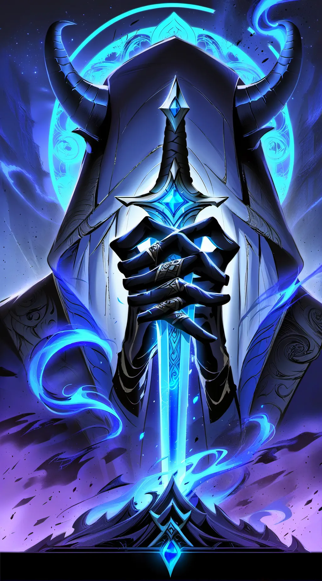 ai character: shadow background