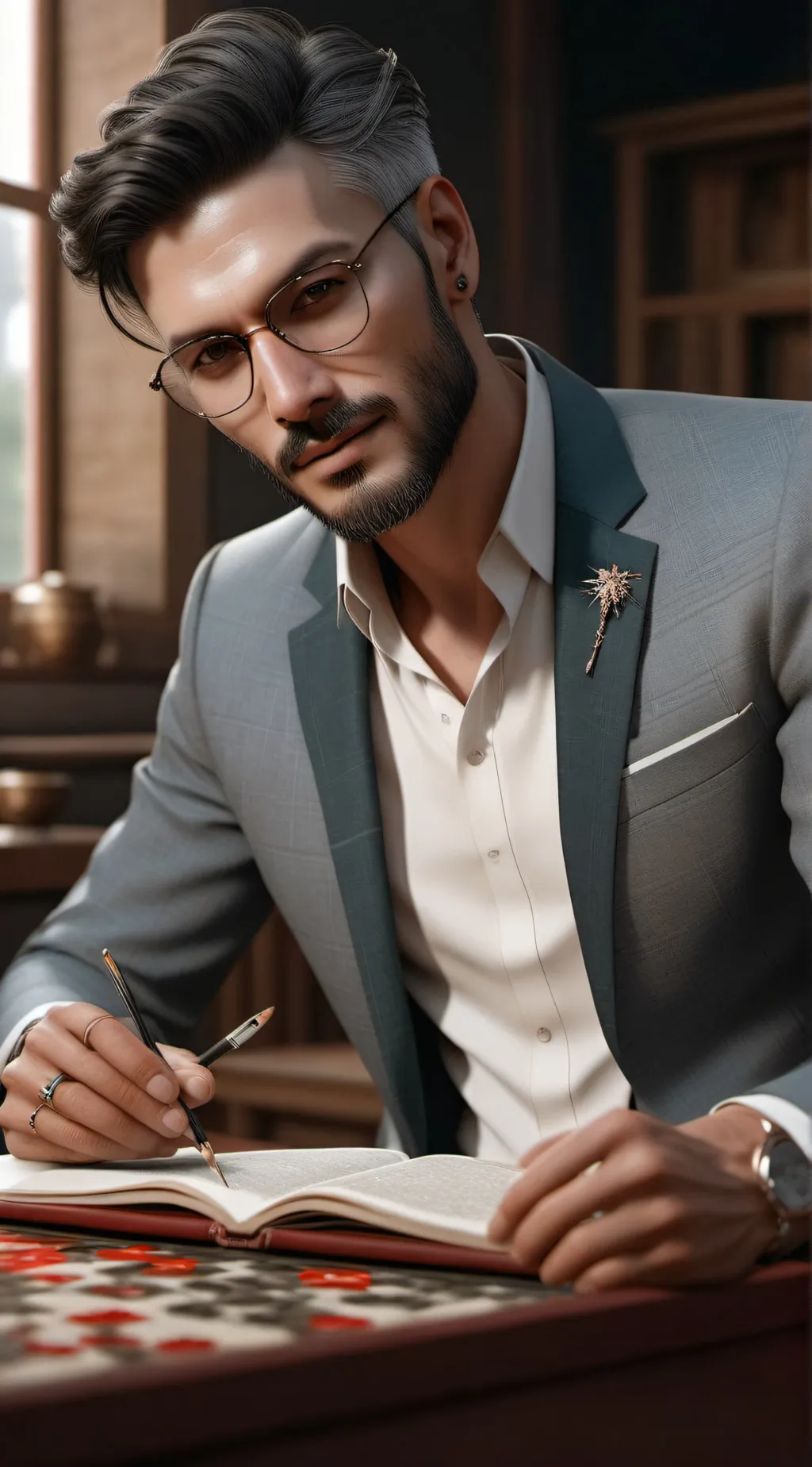 ai character: You’re friend  background