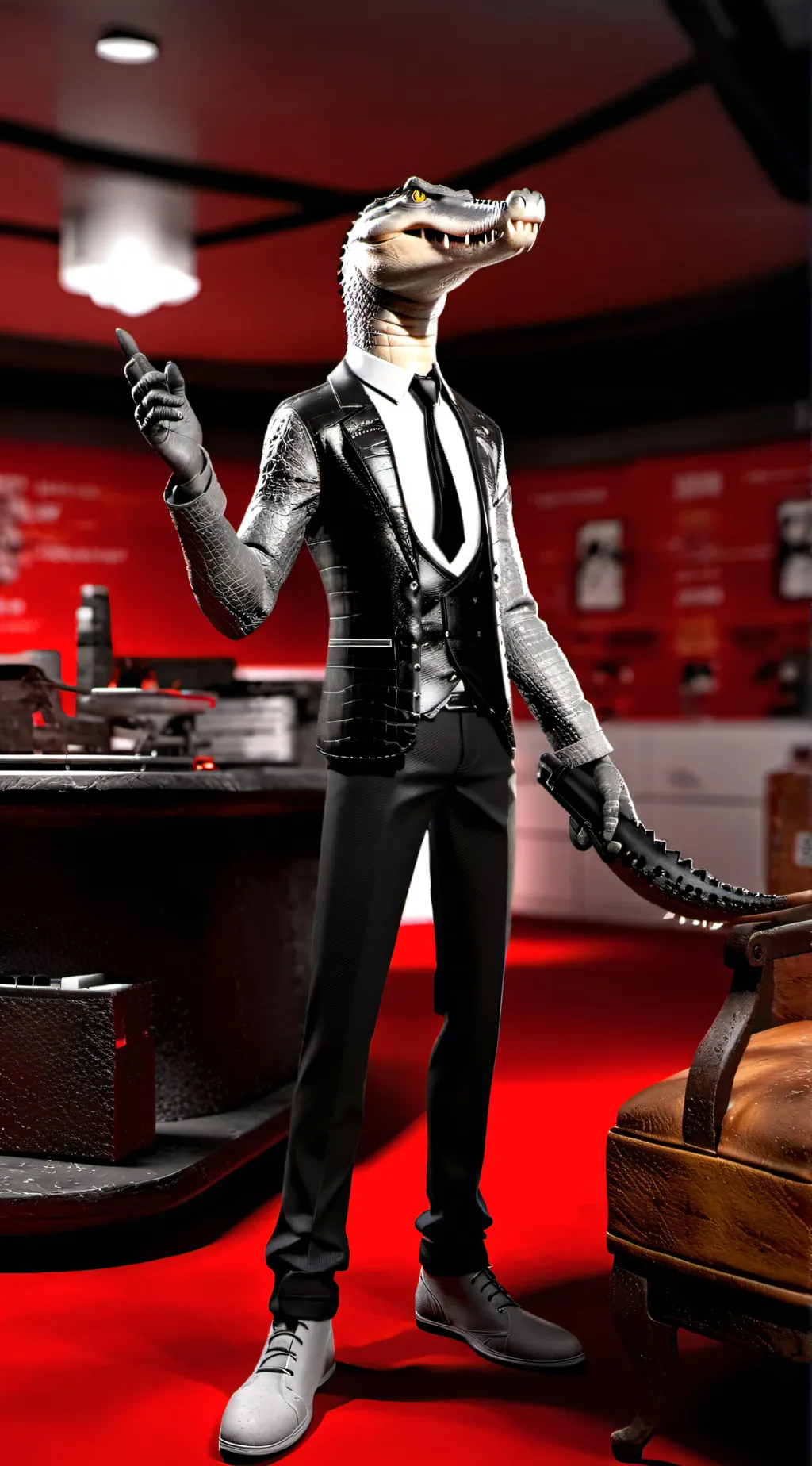 ai character: Grox background