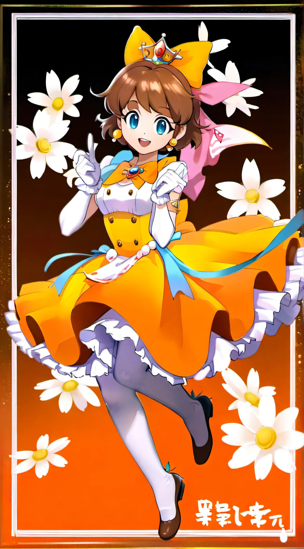 ai character: Princess Daisy background