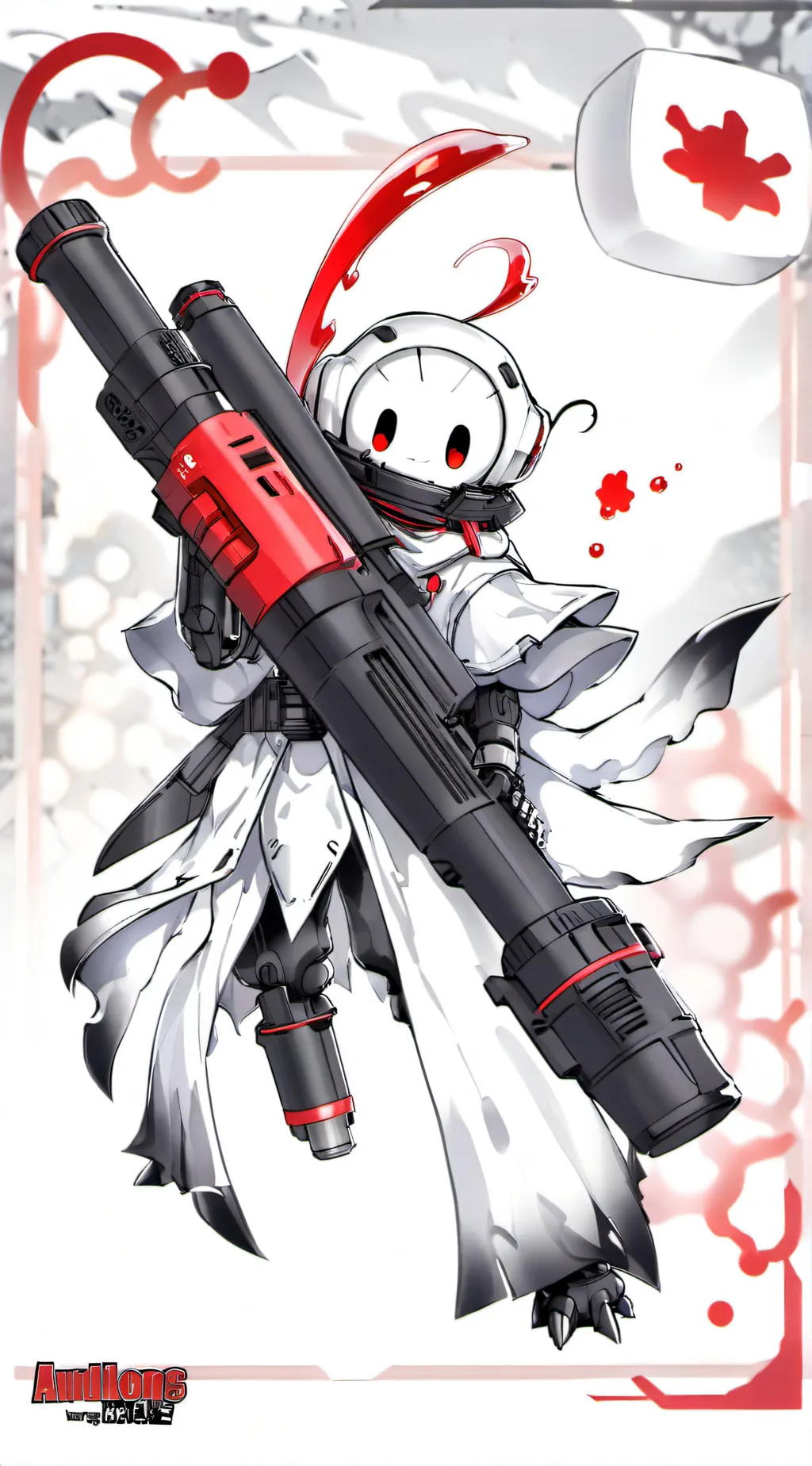 ai character: autism creature  background