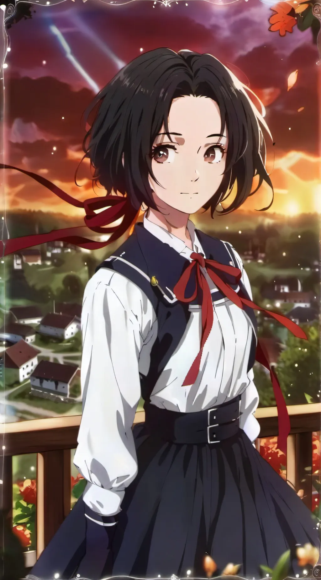 ai character: Akari Matsukin background