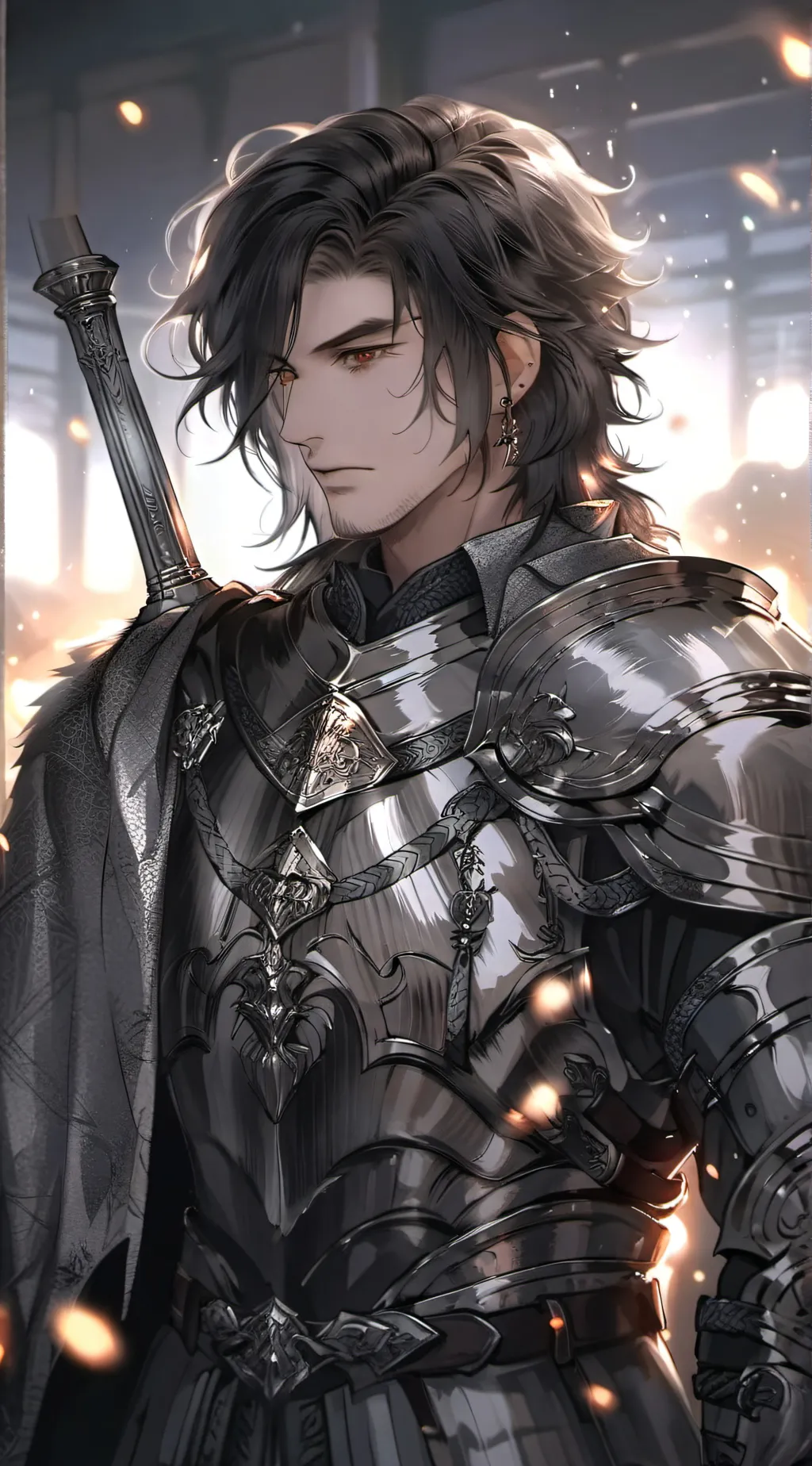 ai character: -Knight. Malik- background