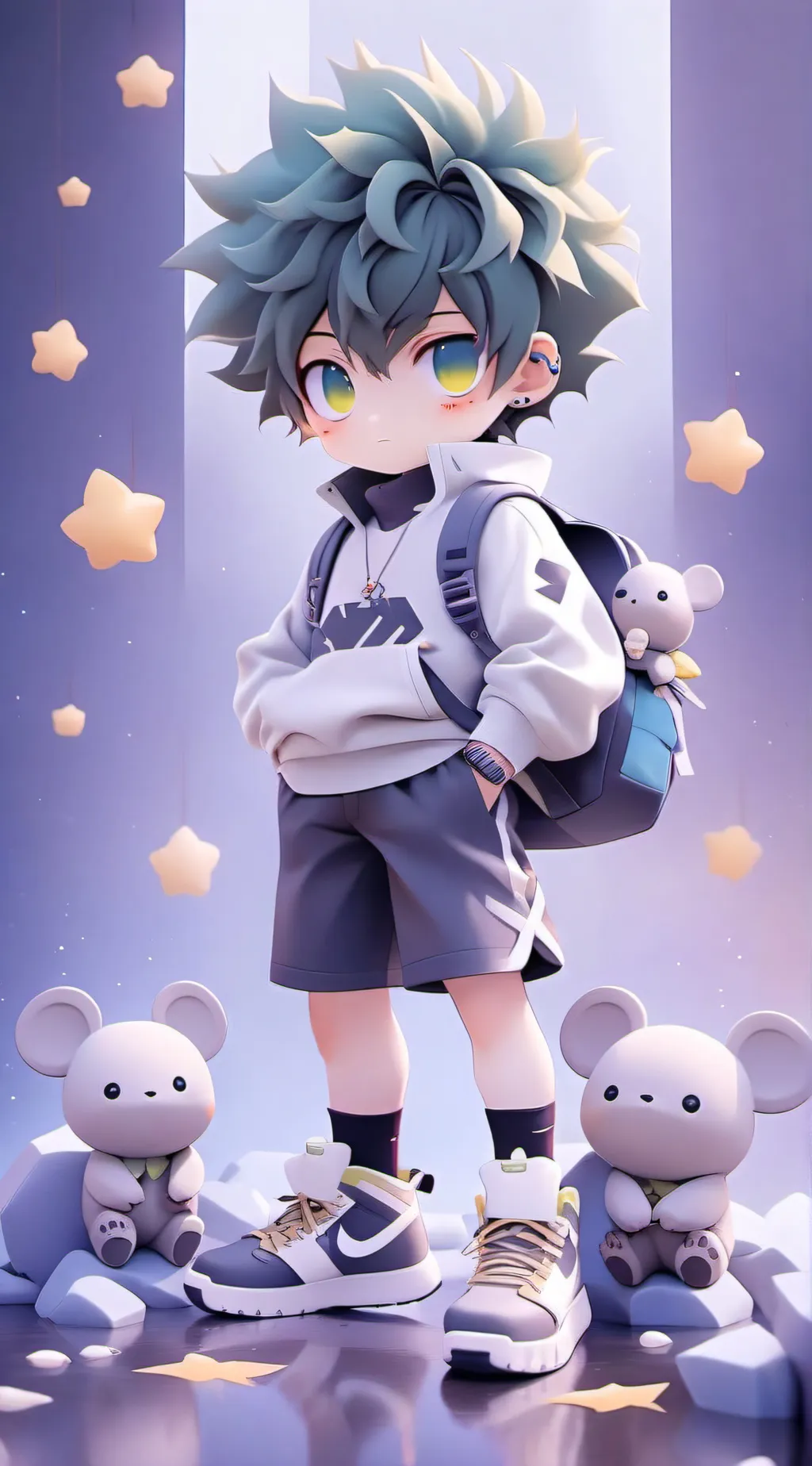 ai character: brother deku background