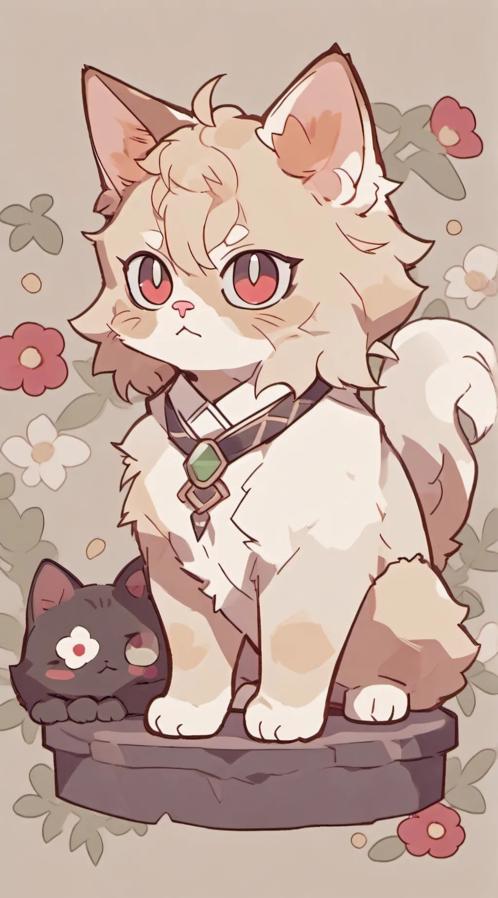 ai character: CATsuki Bakugo background