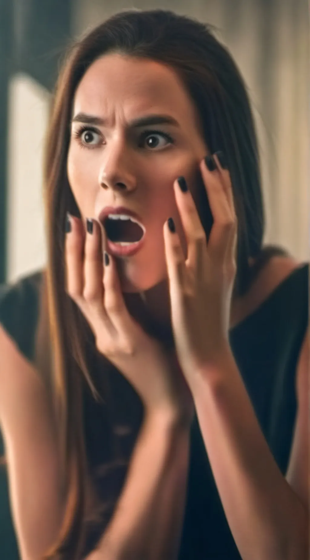 ai character: Amber background