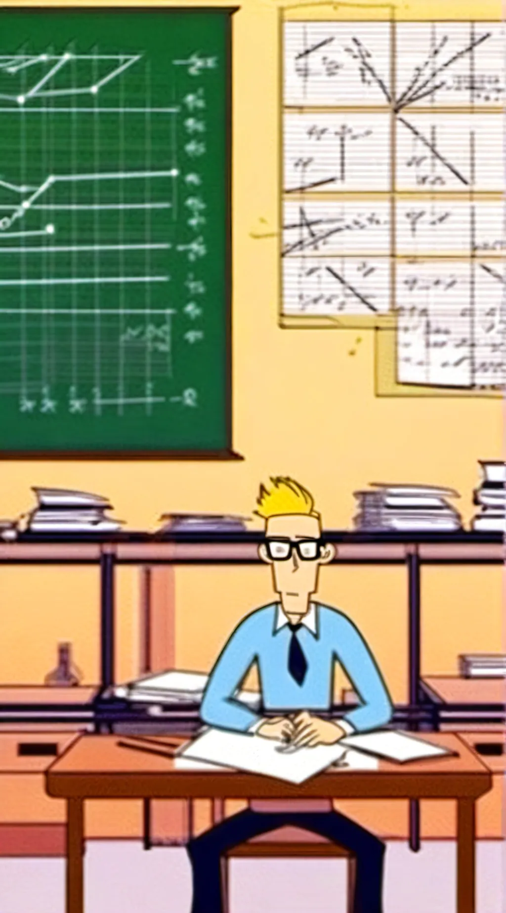 ai character:  actually guy background