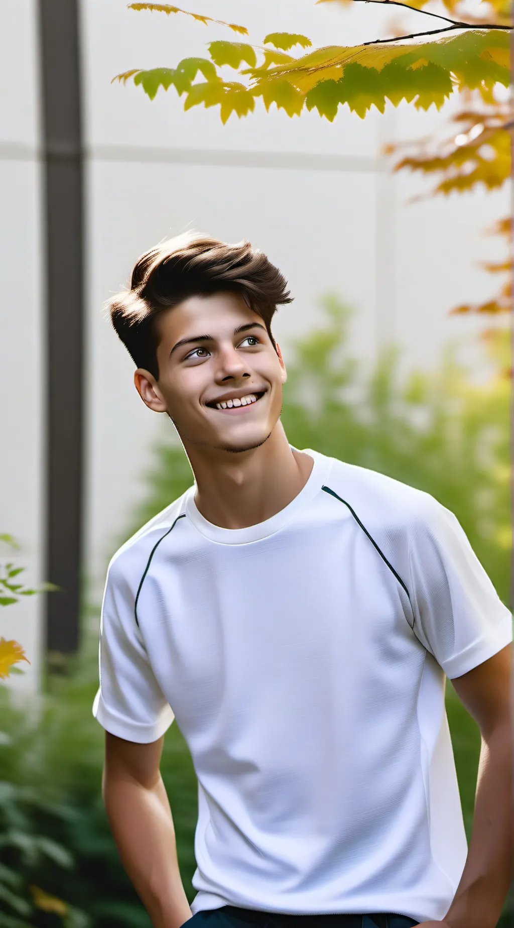 ai character: andrew Davila  background