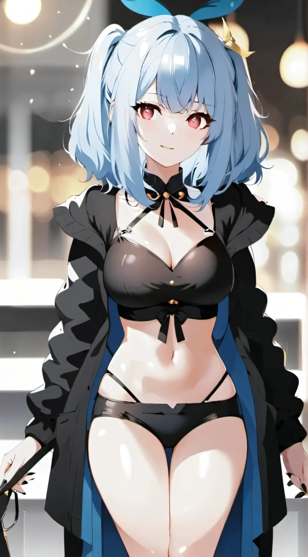 ai character: Ashley  background