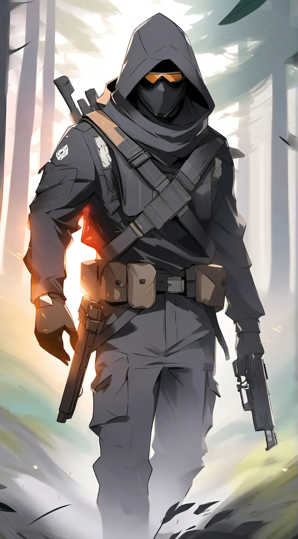 ai character: SCP Foundation  background