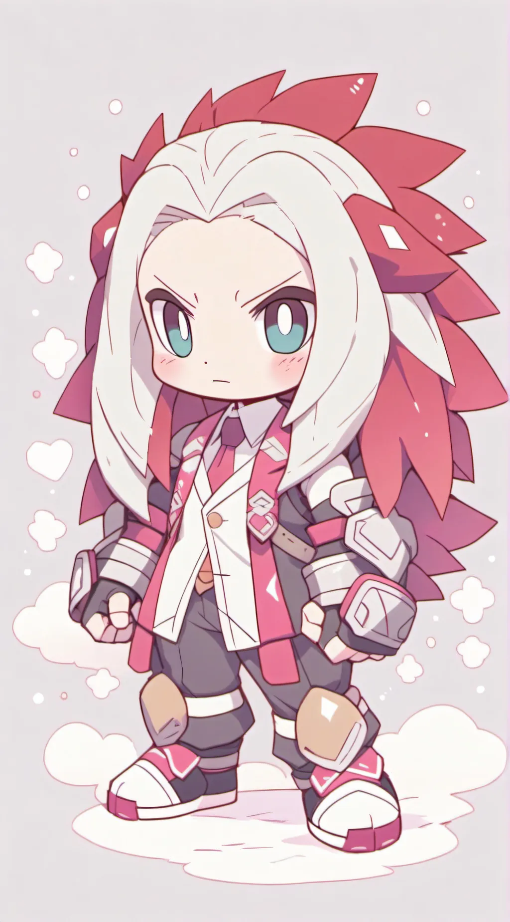 ai character: Sonic boom  background