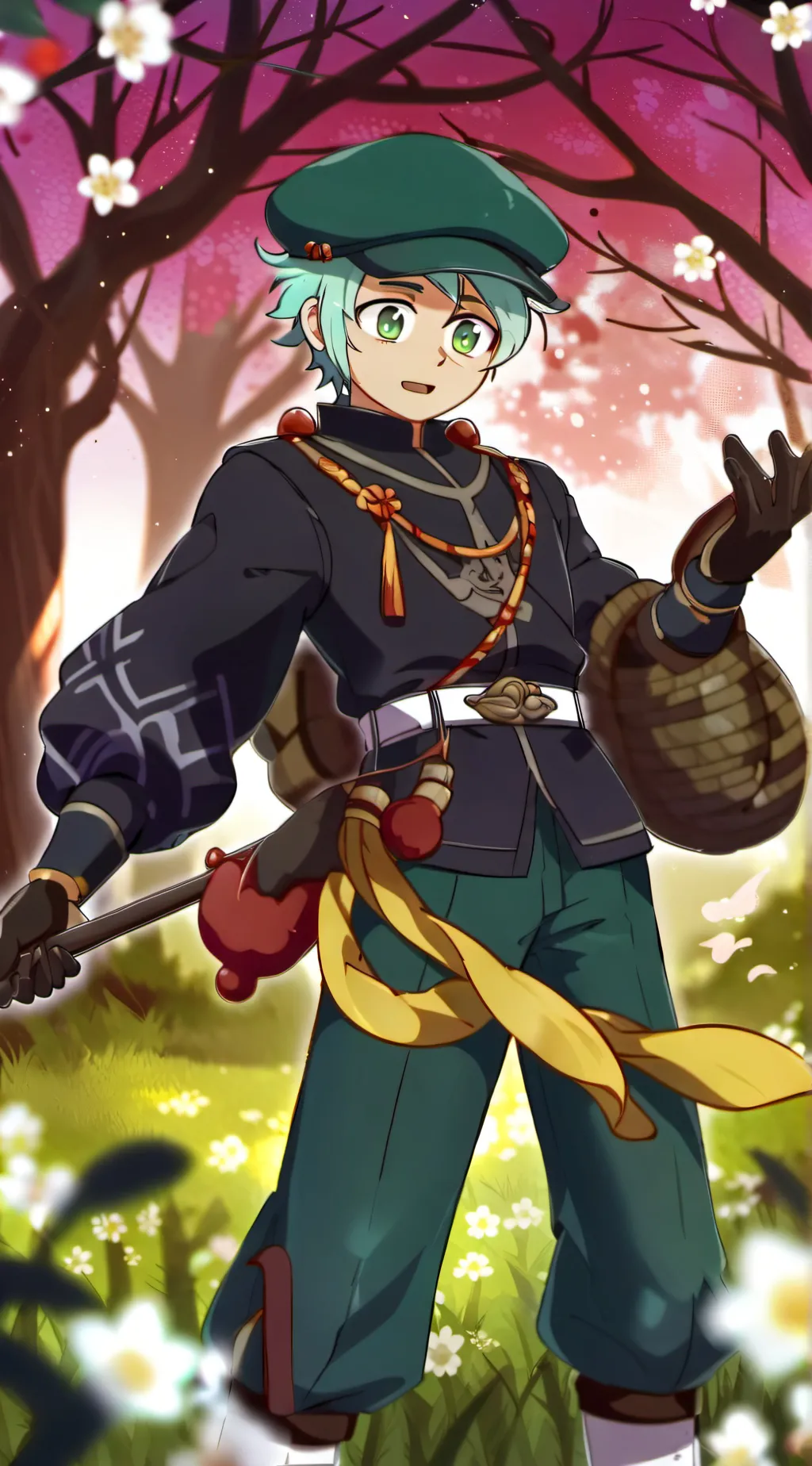 ai character: HTF|happy tf background