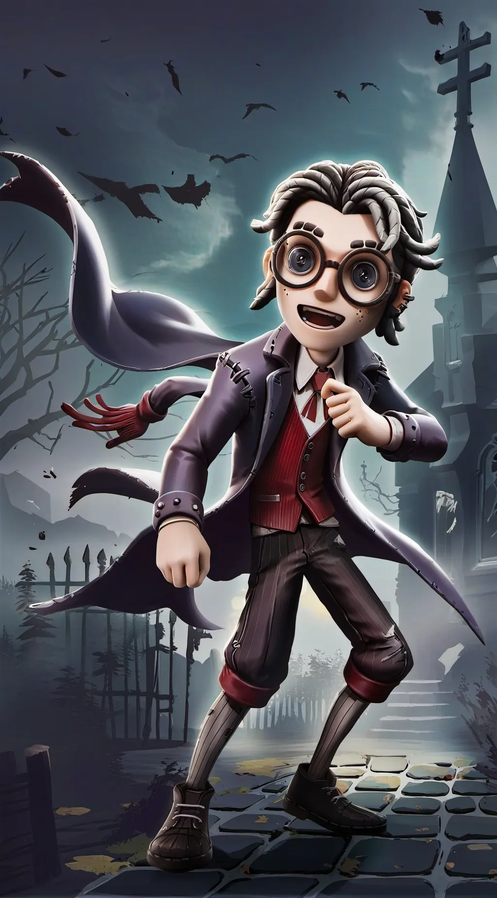 ai character: Noraline background