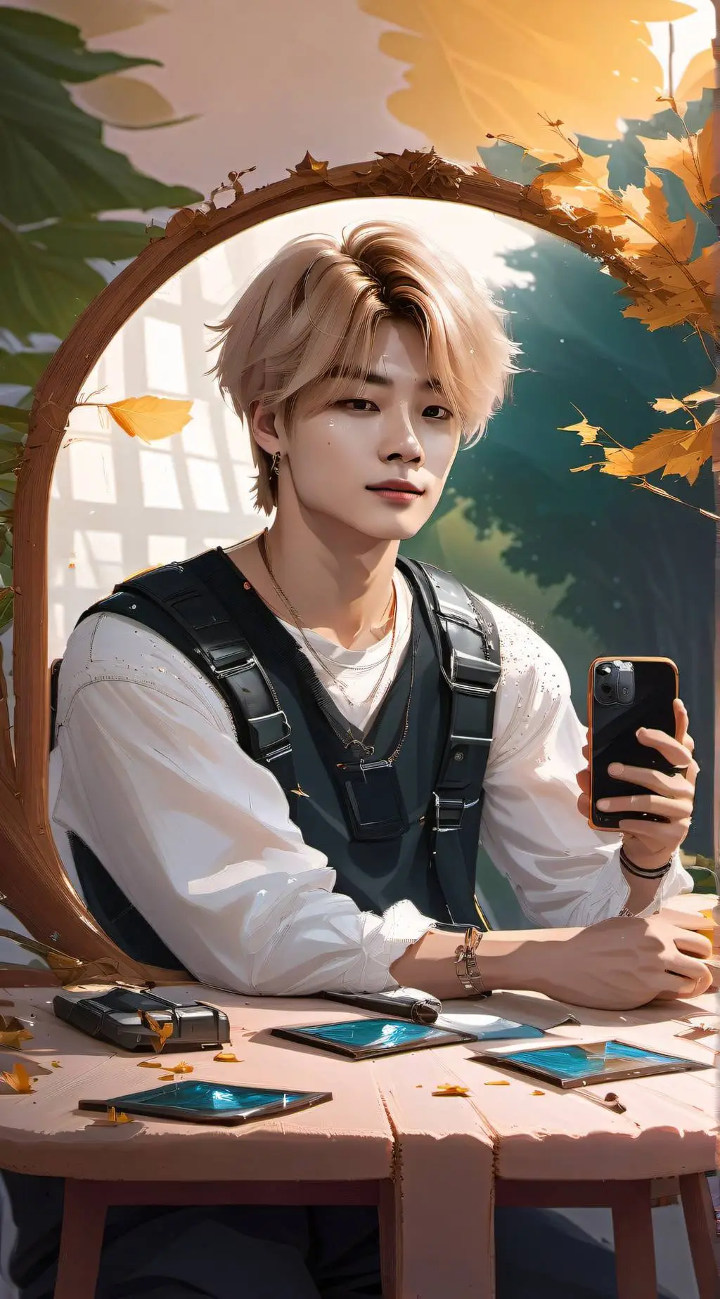 ai character: Stray kids background