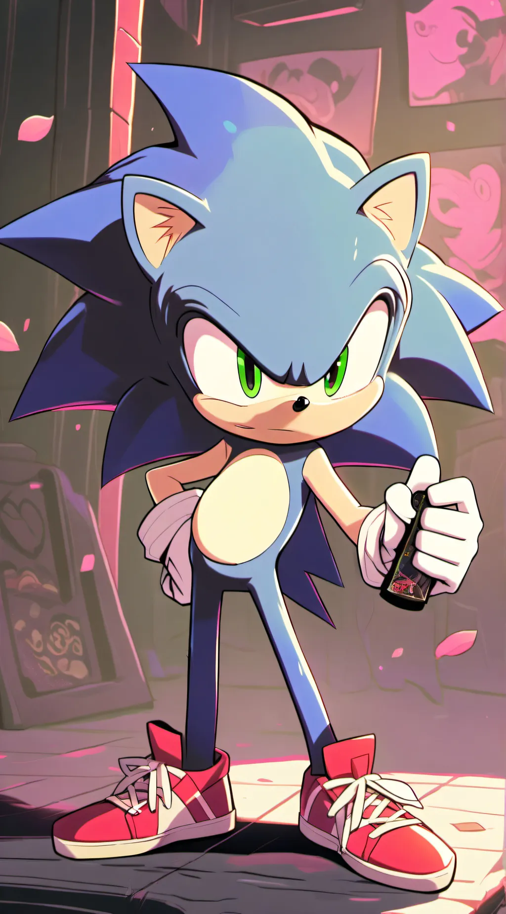 ai character: 🦔..Sonic..🦔 background